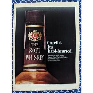 Vintage Print Ad 1969 Calvert Extra Soft Whiskey